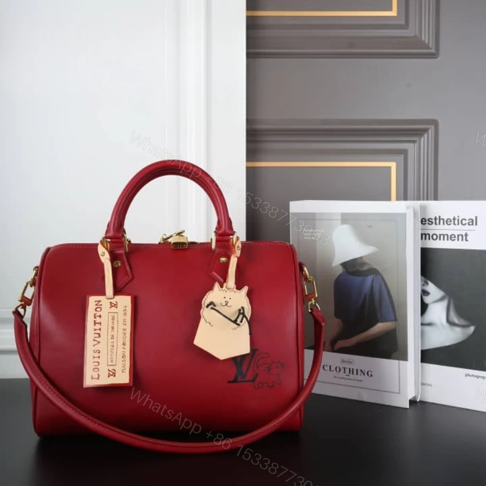 View 2 of Louis Vuitton Speedy Soft 30 Plum 30Cm M25766