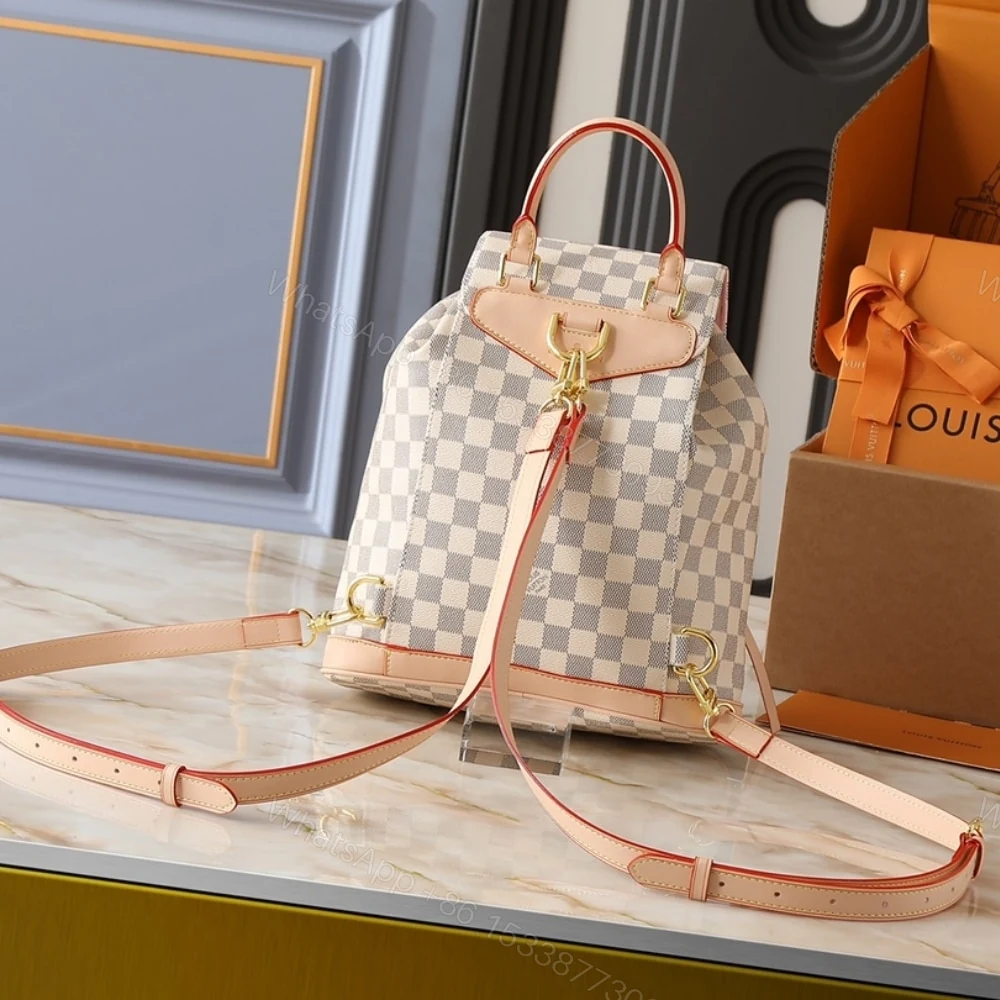 View 4 of LOUIS VUITTON MONTSOURIS PM DAMIER AZUR 30CM N00120
