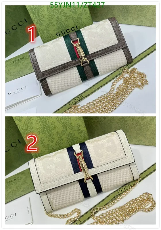 View 2 of Exclusive Gucci Jackie 1961 Wallet with Chain – Premium Edition LR58QJ