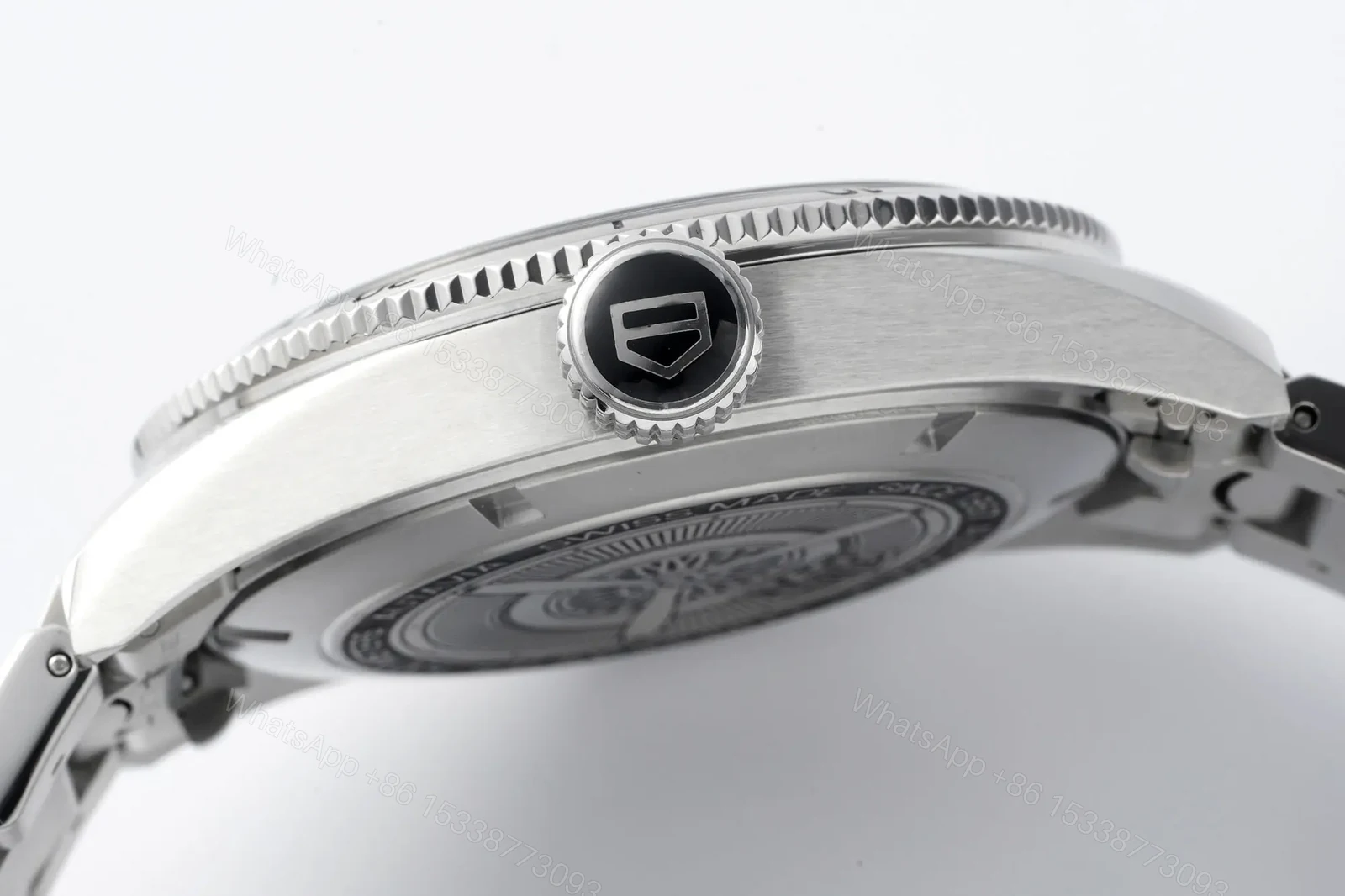 View 5 of V6 Factory TAG Heuer Super Series Watch – Grey Dial, Stainless Steel, Formal and Casual Style, 100m Water Resistance