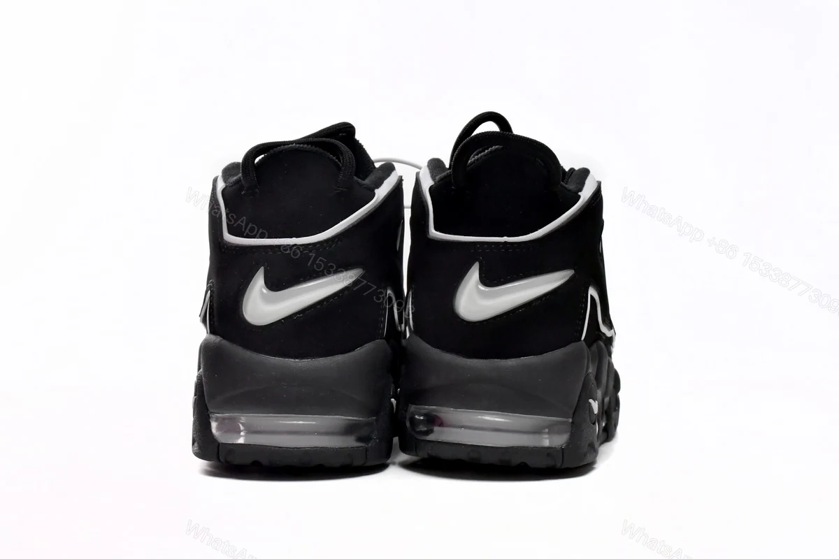 View 3 of Nike Air More Uptempo Black White 414962-002