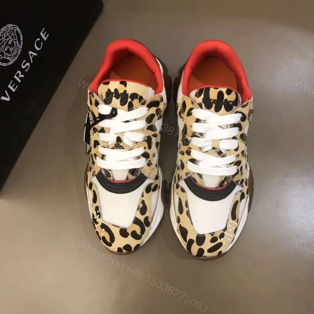 View 4 of VERSACE LEOPARD PRINT SNEAKERS – VS37