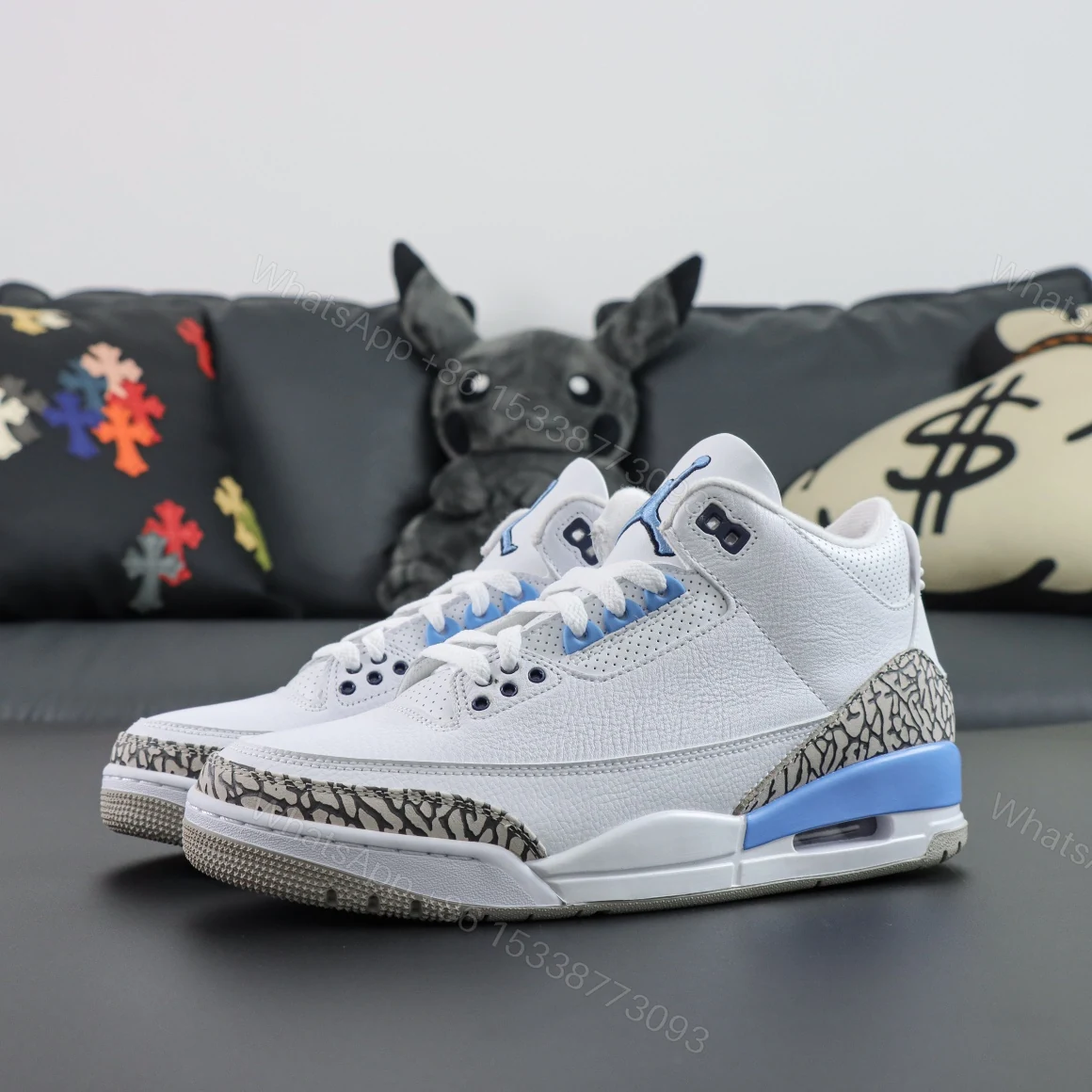 View 9 of AIR JORDAN 3 RETRO UNC(2020) Reps