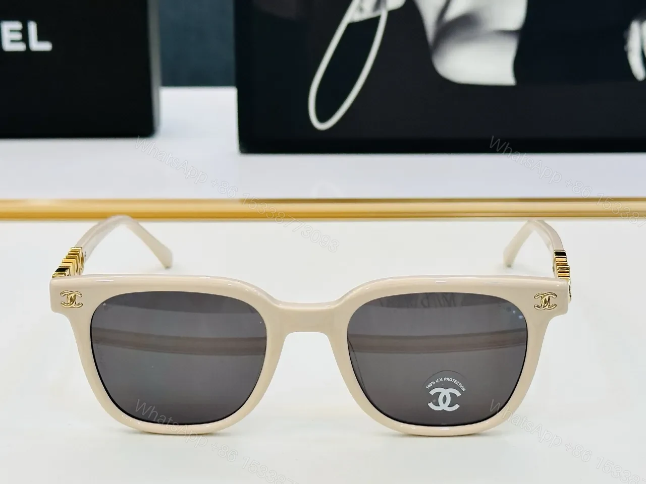 View 4 of Chic Black Acetate Frames: Bold, All-Day Clarity Eyewear