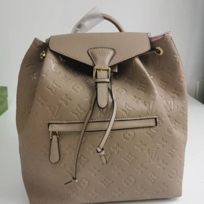 View 2 of Louis Vuitton Montsouris Backpack Empreinte Turtledove 32Cm M45410