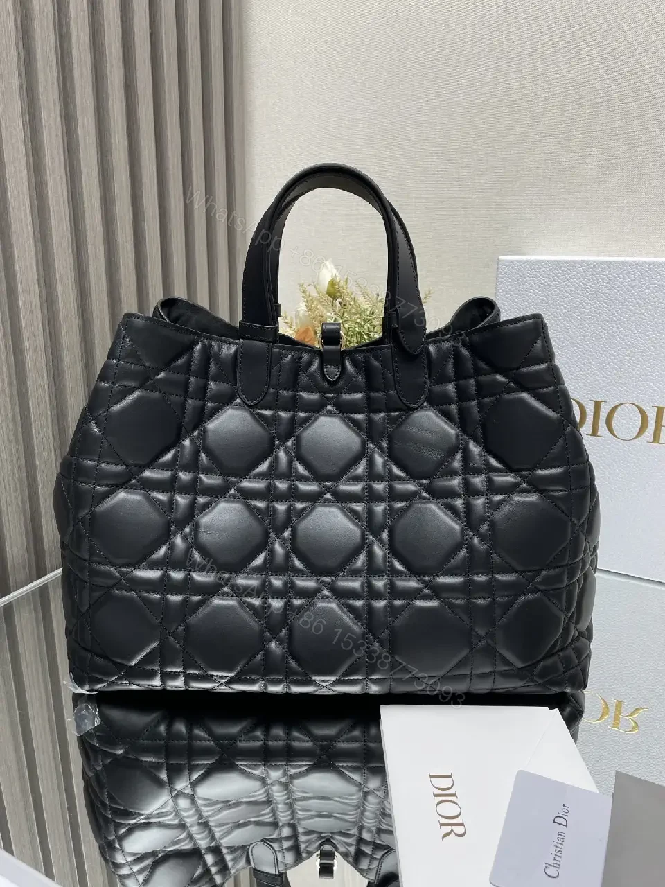 View 5 of Quilted Leather Carryall: Sophisticated Everyday Luxury Bag