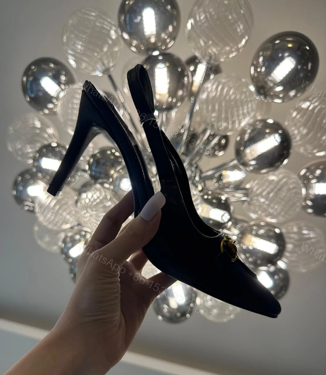 View 33 of FIRST COPY GUCCI LEATHER HEELS