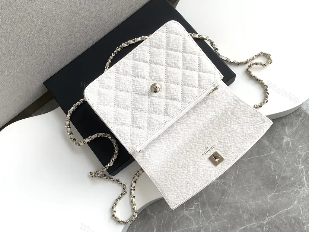 View 4 of Neutral Suede-Texture Quilted Mini Bag with Chain
