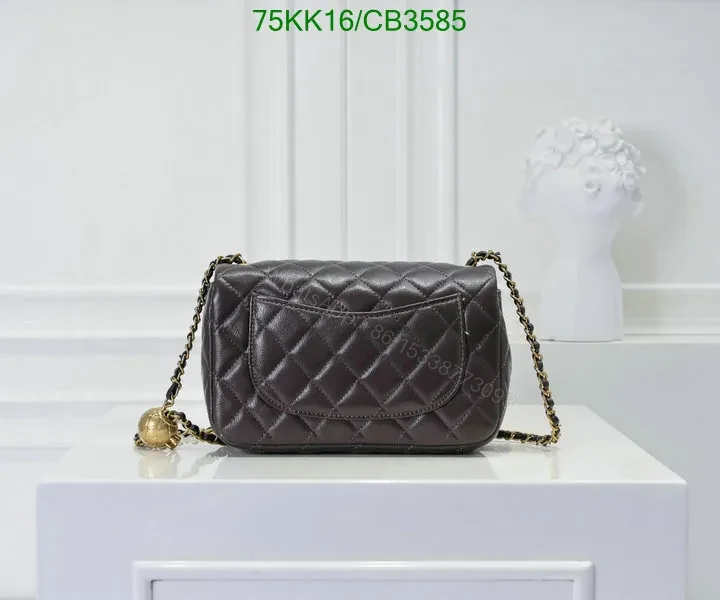 View 5 of Chanel Classic Mini Rectangle Pearl Crush Flap Bag – Genuine Leather