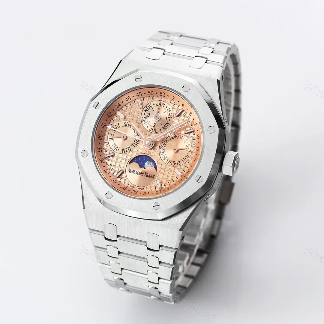 View 3 of Audemars Piguet Royal Oak Perpetual Calendar Watch – Blue Dial, Stainless Steel Case, 41mm