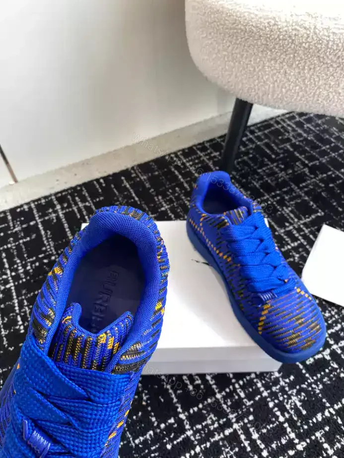 View 7 of BURBERRY CHECKED KNITTED SNEAKERS – BBR100