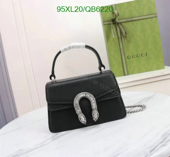 Gucci Dionysus Black Mini Crossbody Bag Dupe QB62202 — view 1