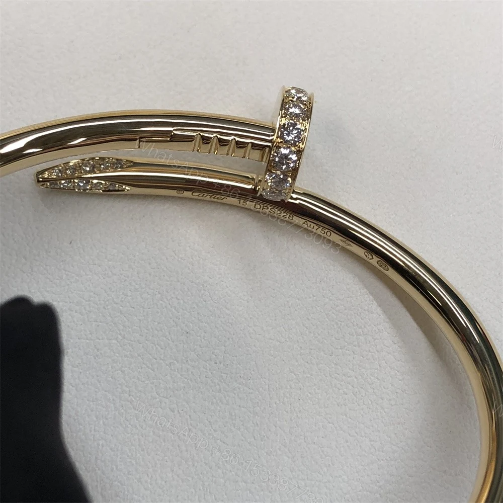 View 2 of Cartier Juste Un Clou Bracelet Tip Diamonds Classic B6048617