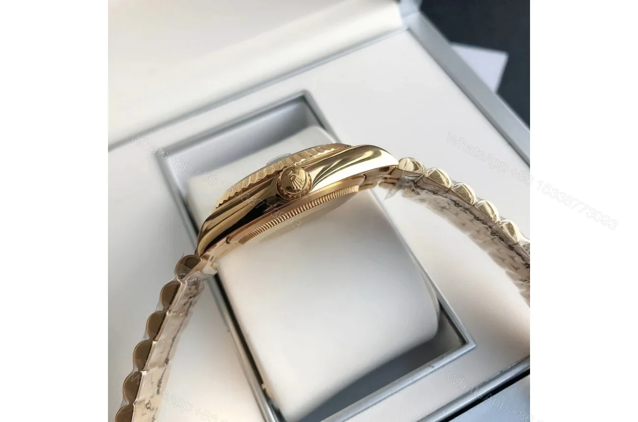 View 8 of Replica Rolex Datejust RG/RG Jubilee Bracelet 36/28 mm