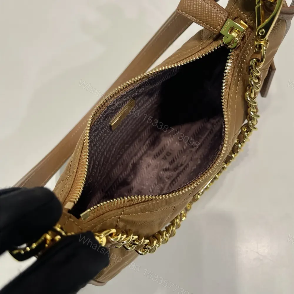 View 8 of 高仿Prada*RE-Nylon系列1BC204單肩包棕色免檢版