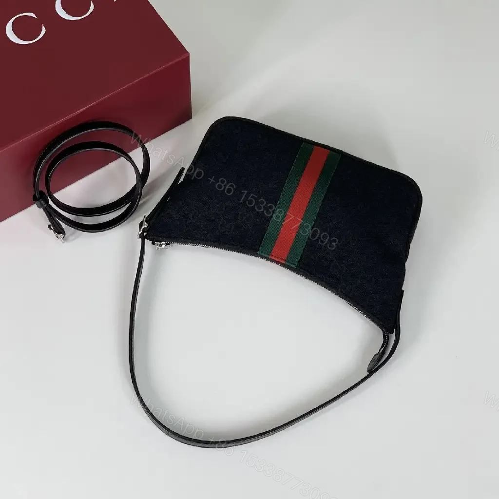 View 9 of Effortless Chic Monogram Bag: Lightweight, Signature Stripe, Crossbody