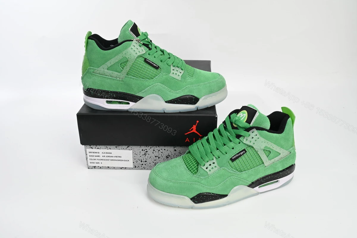 View 2 of Air Jordan 4 Retro Wahlburgers