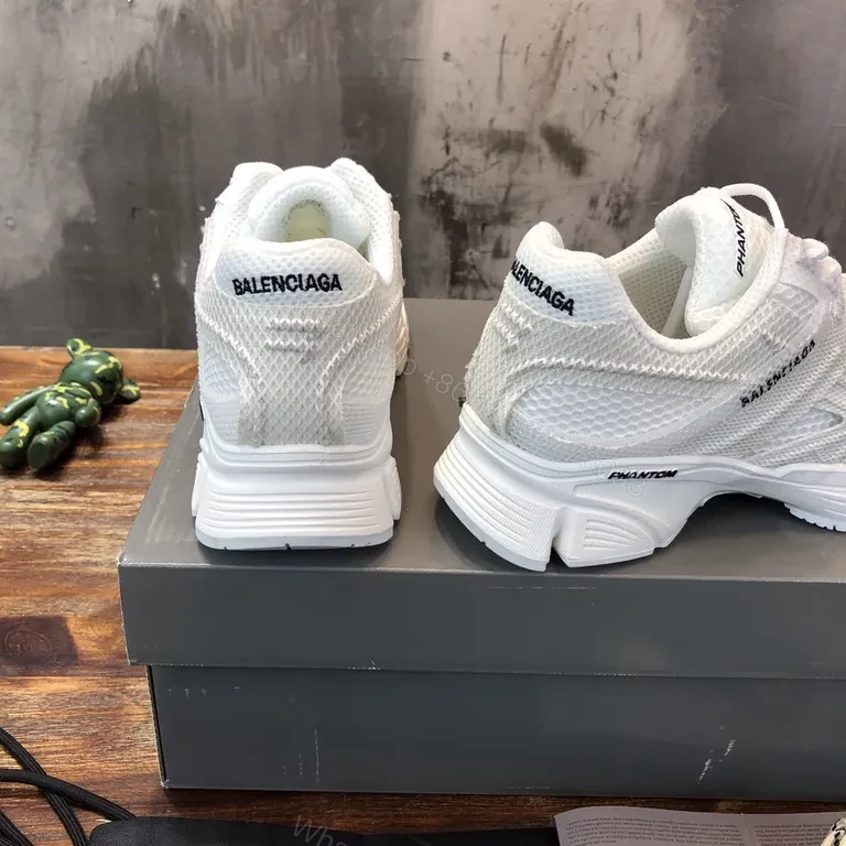 View 6 of Balanced Phantom White Sneakers: Luxury All-Day Comfort