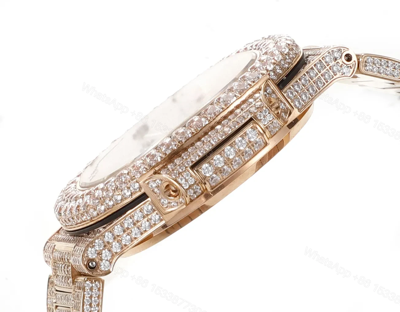 View 7 of Patek Philippe Rose Gold Diamond Watch
