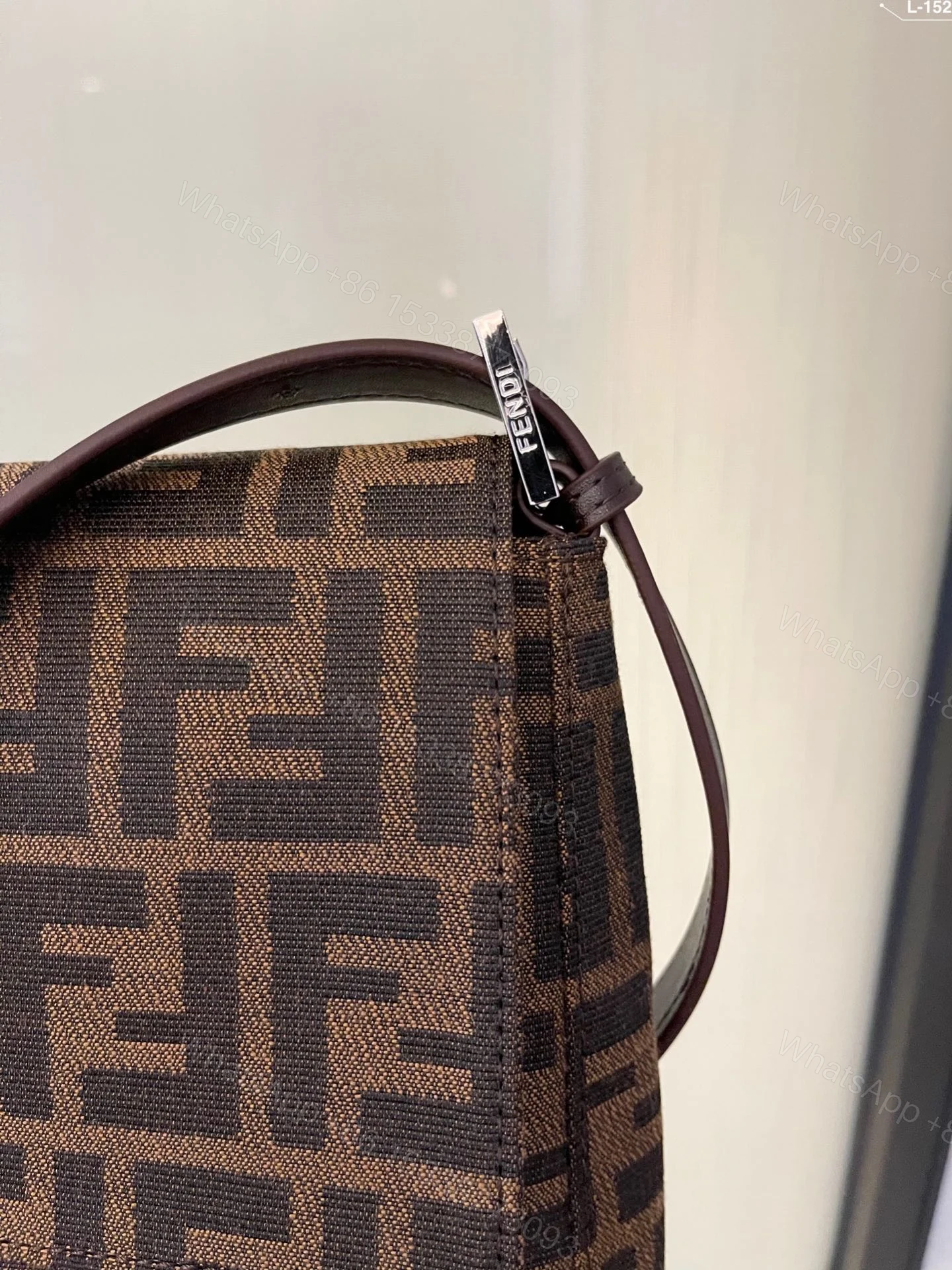 View 8 of Fendi Vintage FF Zucca Brown