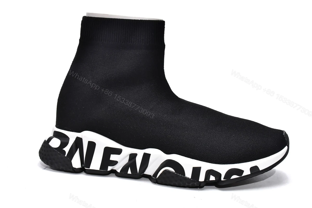 View 2 of Balenciaga Speed Black(black letters)