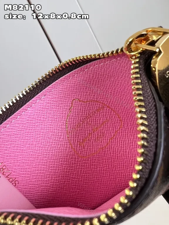 View 6 of Bold Monogram Wallet: Color-Pop Panel, Compact Luxury