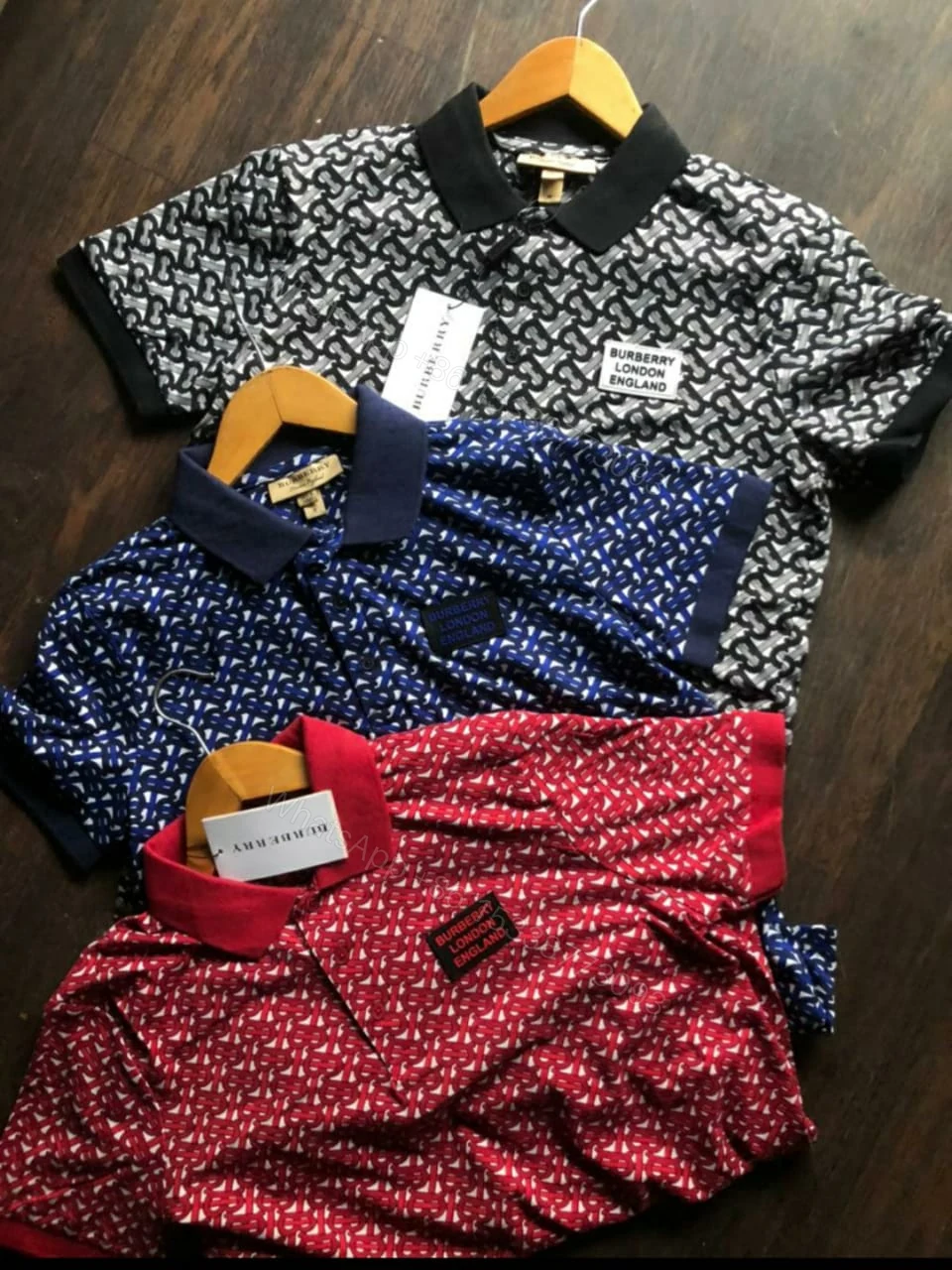 View 10 of FIRST COPY BURBERRY FORMAL CASUAL IMPORTED SUMMER POLO T-SHIRT (Copy)