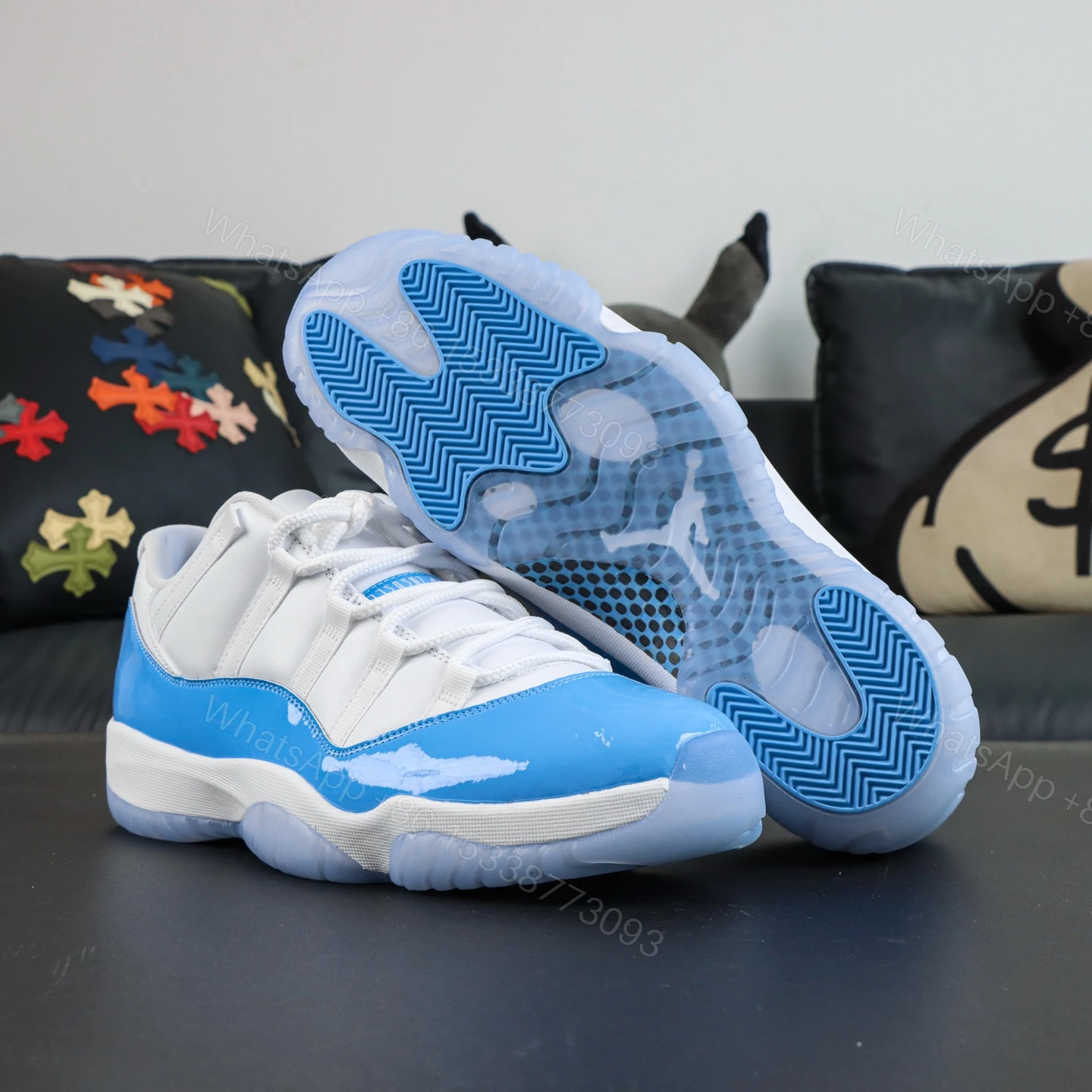 View 3 of Air Jordan 11 Low “University Blue” 2026