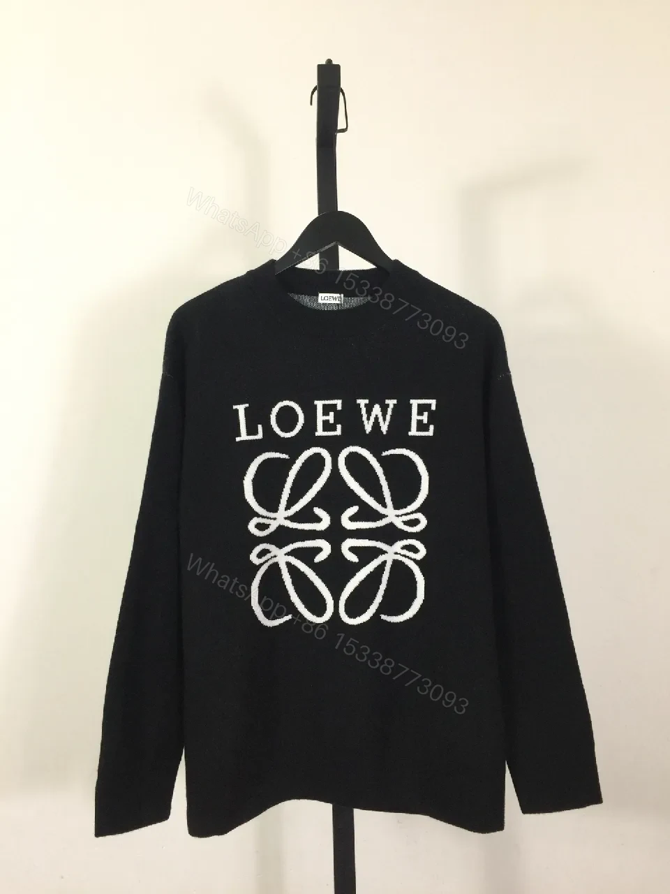 Bold Logo Knit with Iconic Graphic Detailing — Modern Sophistication Knit — view 1