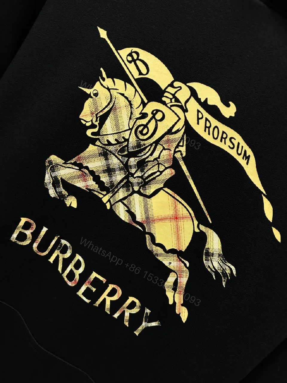 View 3 of Bold Graphic Hoodie: Black Fleece, Luxe Streetwear