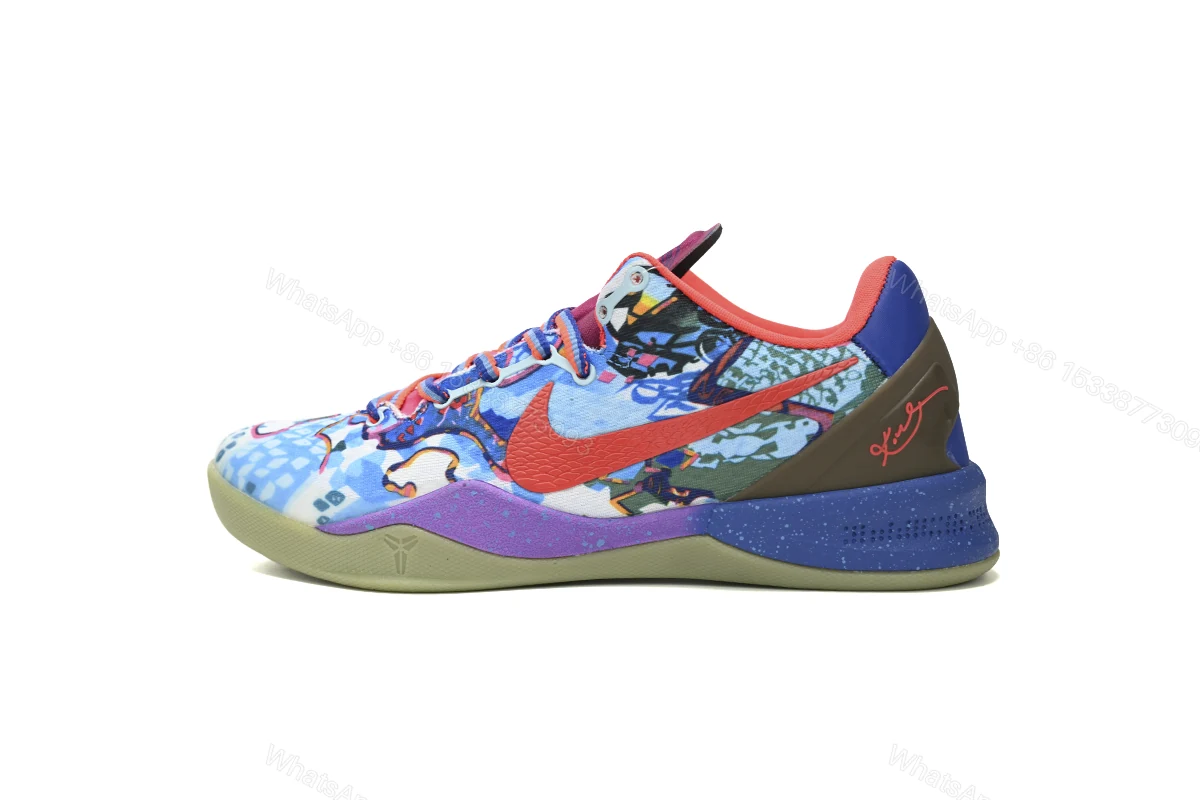 View 13 of Nike What The Kobe 8 Electric Orange/Deep 635438-800