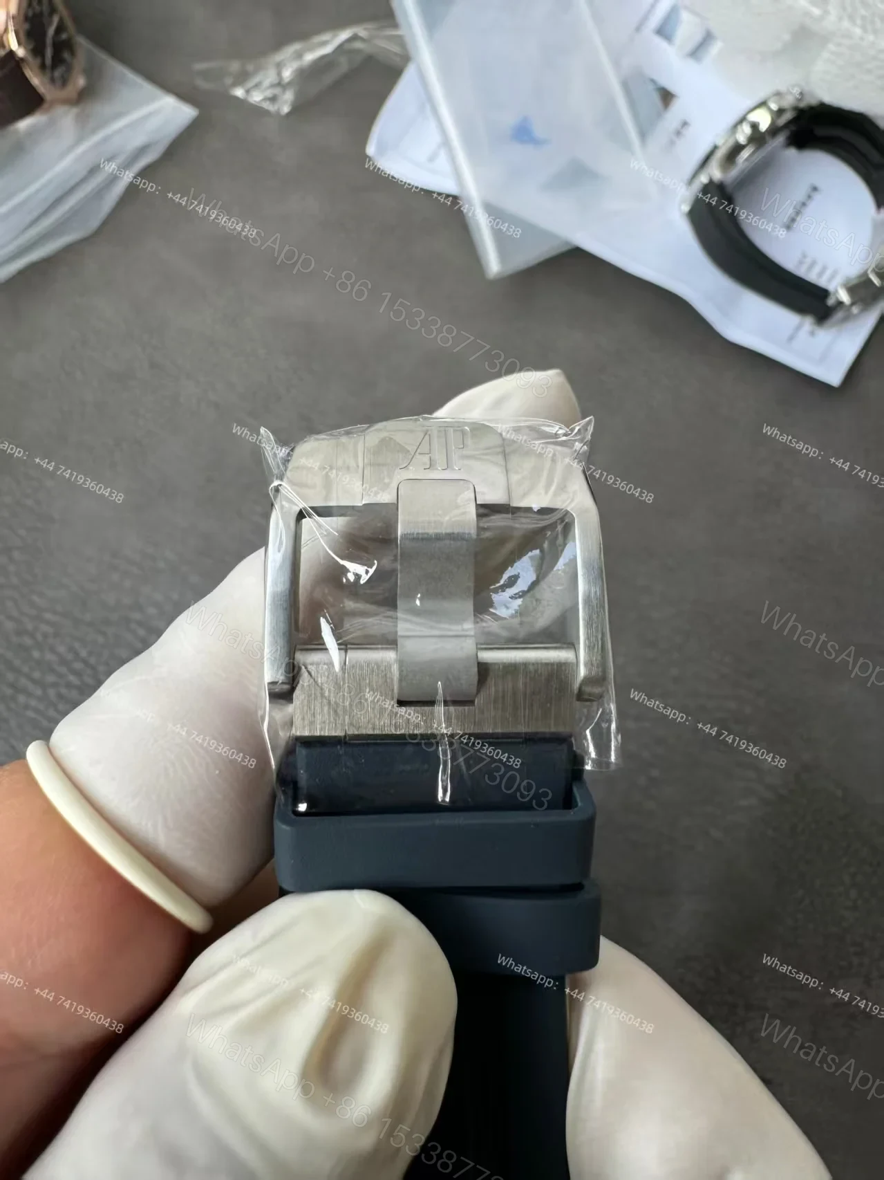 View 13 of Audemars Piguet Super Clone Royal Oak Offshore Blue Dial 26420 Chronograph 43mm