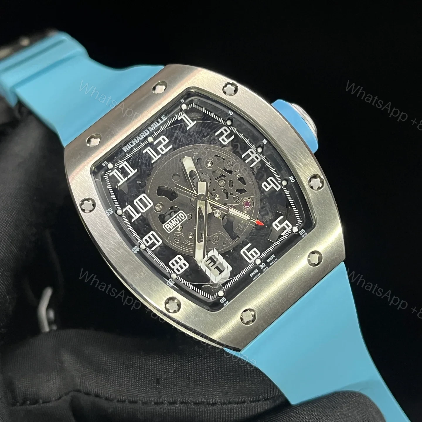 View 3 of Richard Mille RM010 Inspired Skeleton Automatic Watch RM010-SK-316L-2026