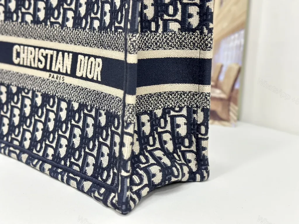 View 5 of Chic Monogram Tote: Dior-Style Everyday Luxe Carry