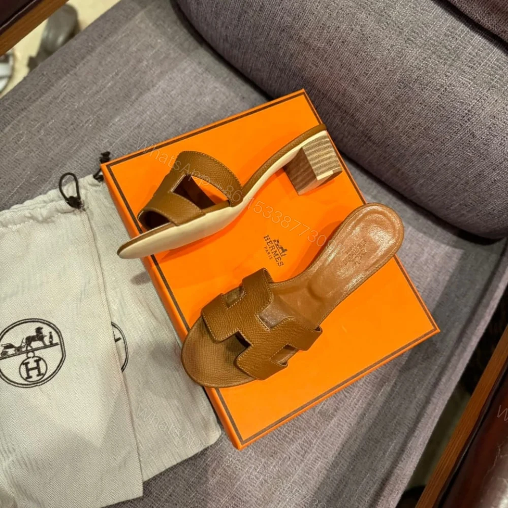 View 4 of Hermes Oasis Sandals Brown