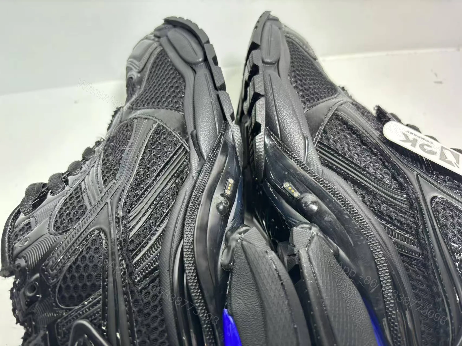 View 8 of Balenciaga RUNNER LED SNEAKER IN BLACK