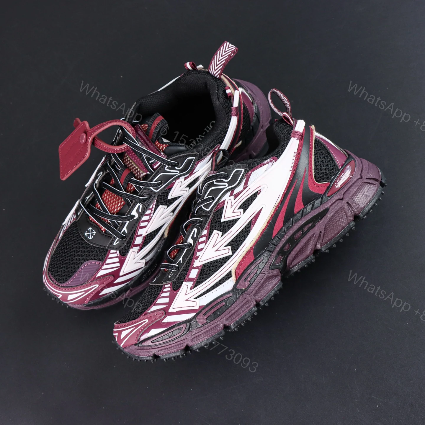 View 8 of Off White Be Right Back Black Purple Red