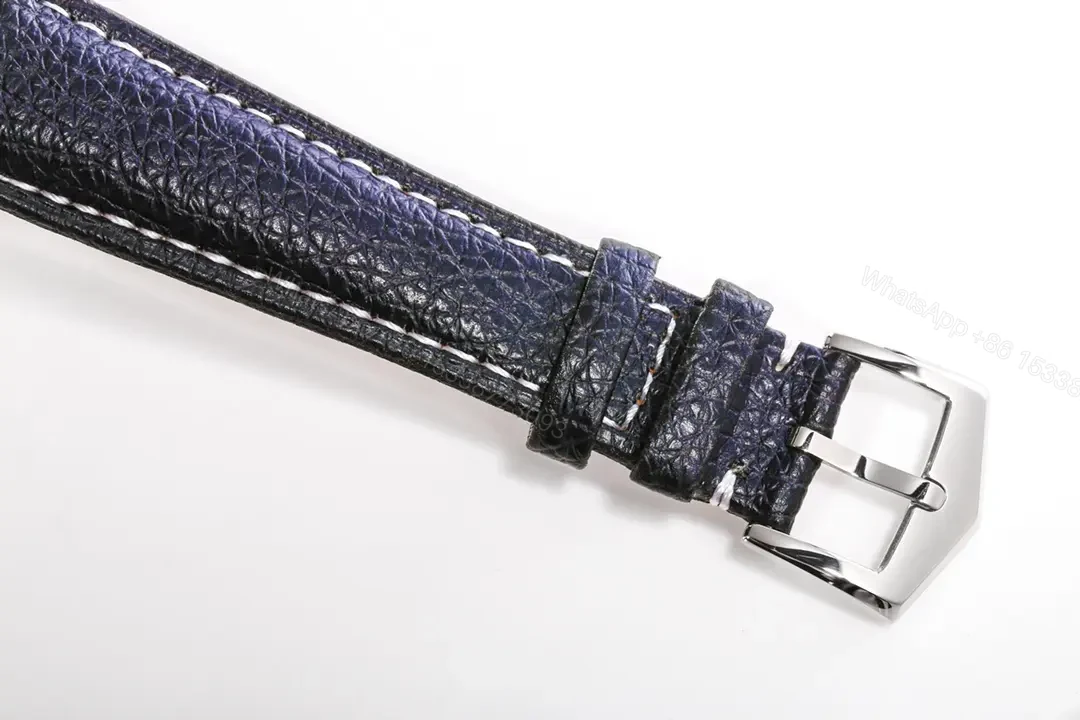 View 9 of Patek Philippe 5924G Multi-Function Watch Blue Dial with Italian Leather Strap 42mm Stainless Steel Case CH 28-520 C FUS Movement 50m Water Resistance