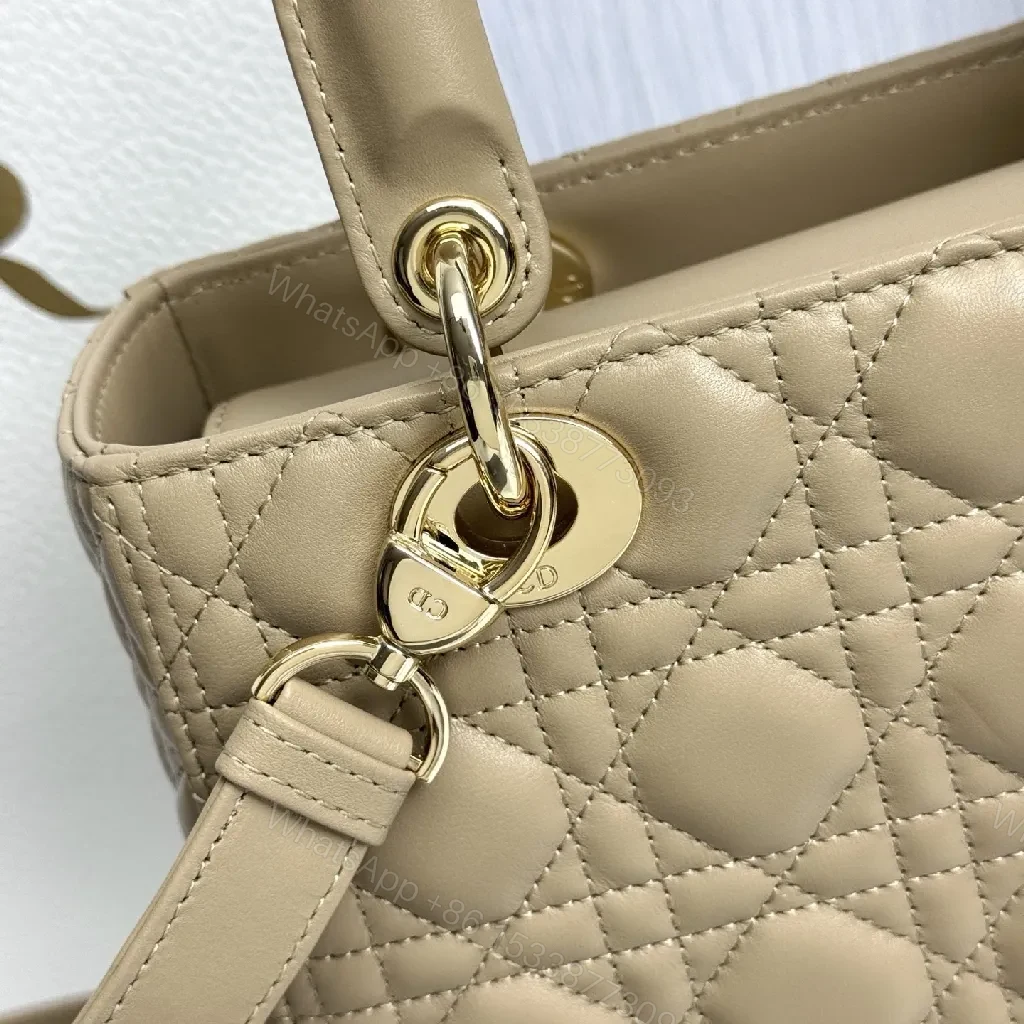 View 8 of Quilted Mini Satchel - Gold Hardware, Luxe Leather, Evening-Ready