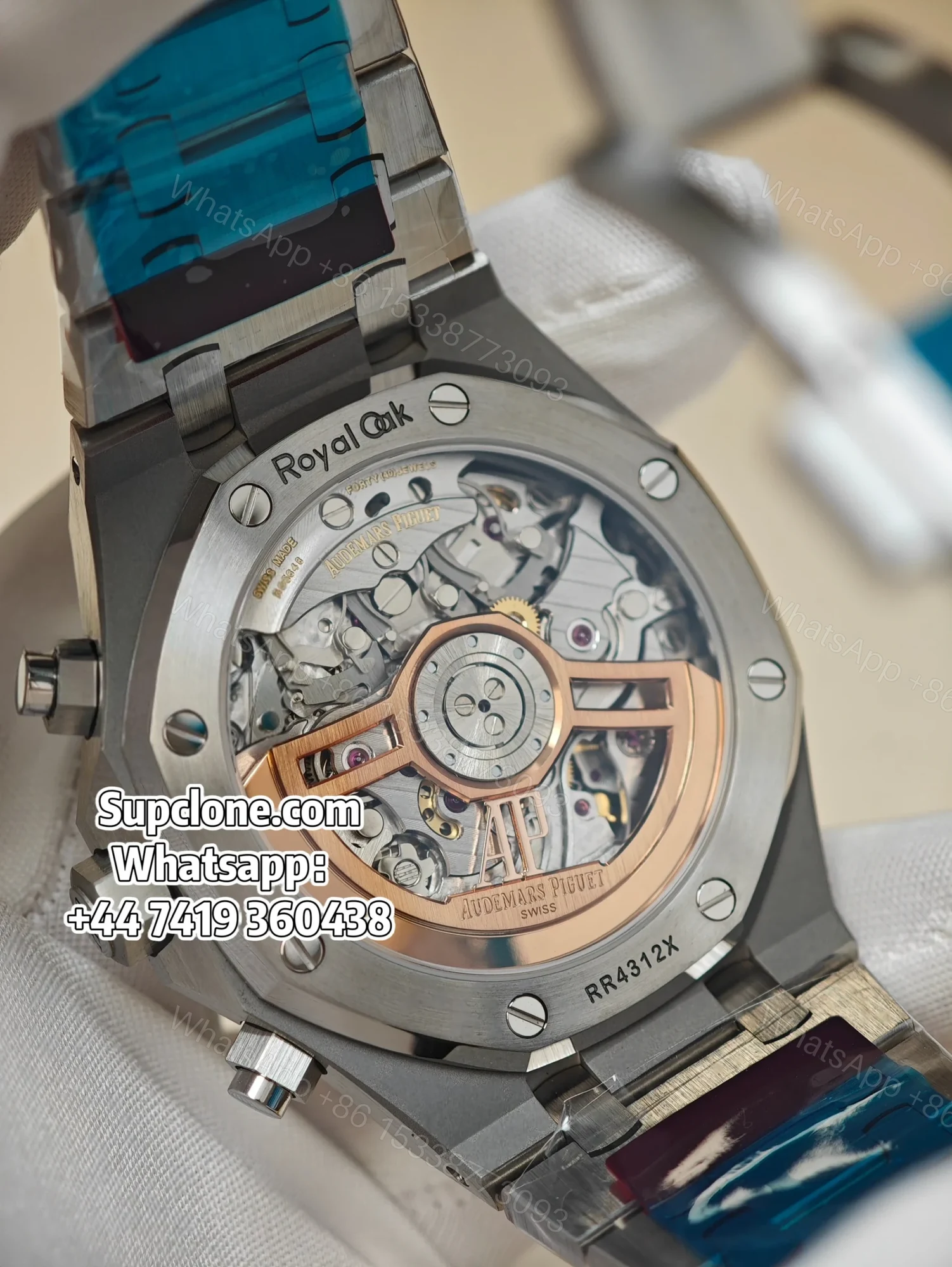 View 26 of Audemars Piguet Super Clone Royal Oak Black Dial 26240 Chronograph 41mm