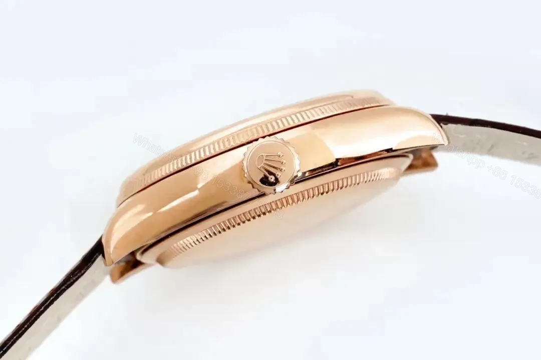 View 5 of Refined cellini black dial replica 39MM Everose Gold 50515-0010