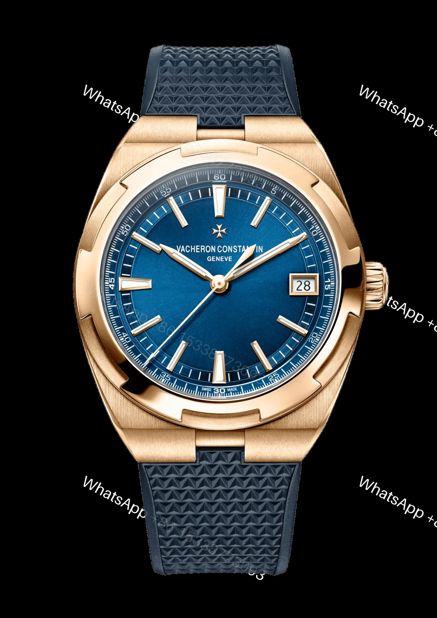 View 3 of Replica vacheron constantin Overseas self-winding 41 mm Pink gold, 18K 5N pink gold