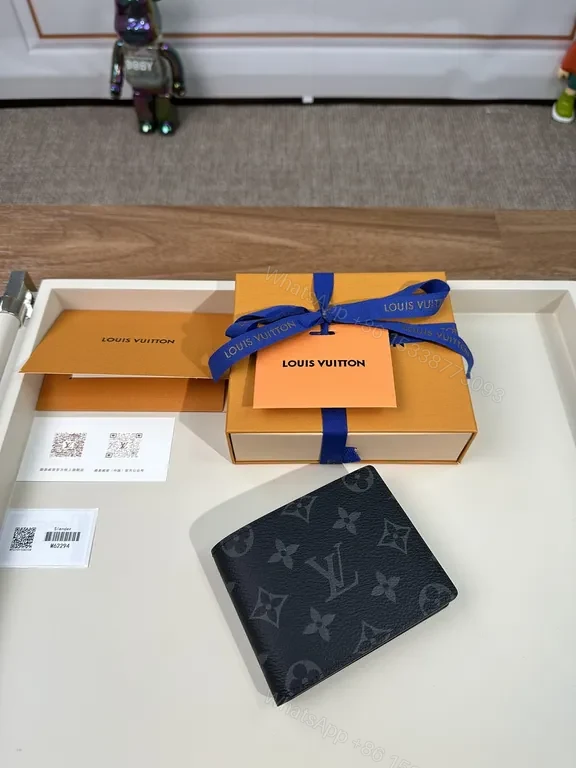 View 5 of Compact LV Monogram Wallet: Signature Texture, Everyday Luxury