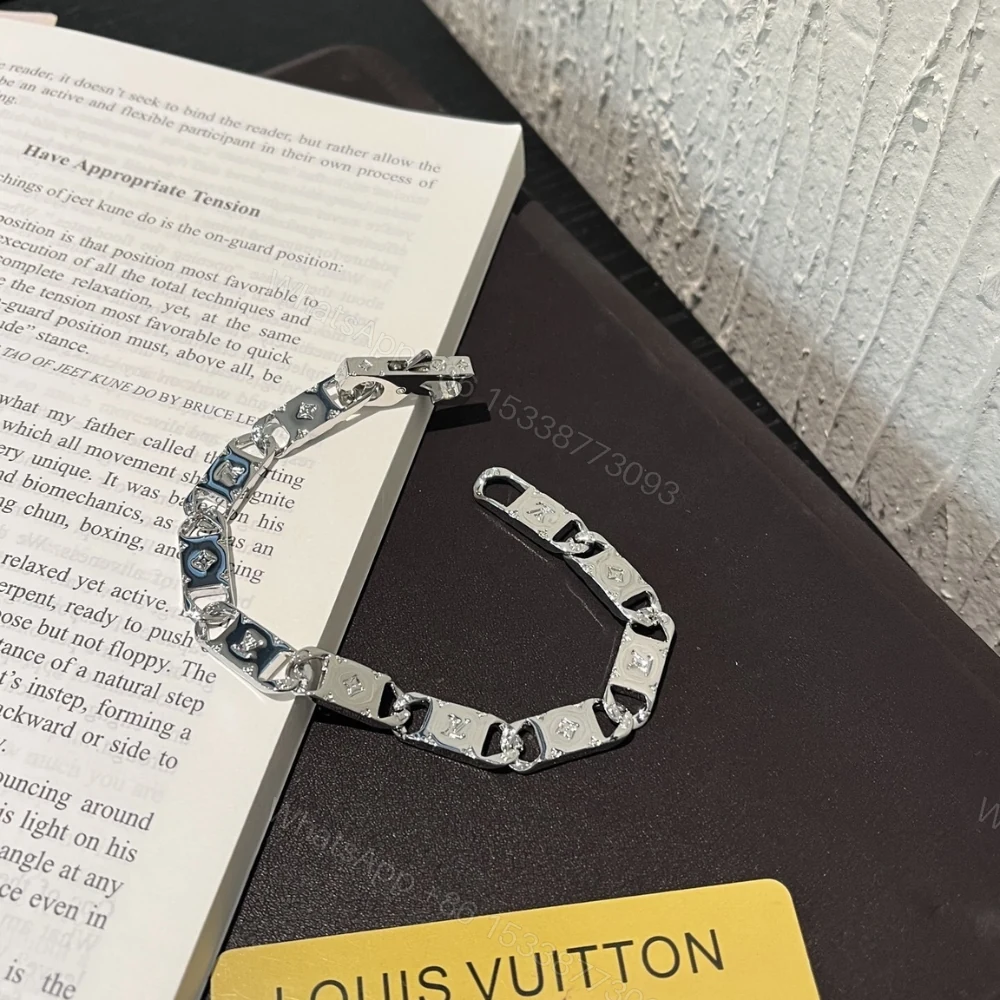 View 6 of Louis Vuitton Monogram Tied Up Bracelet Silver M0921M