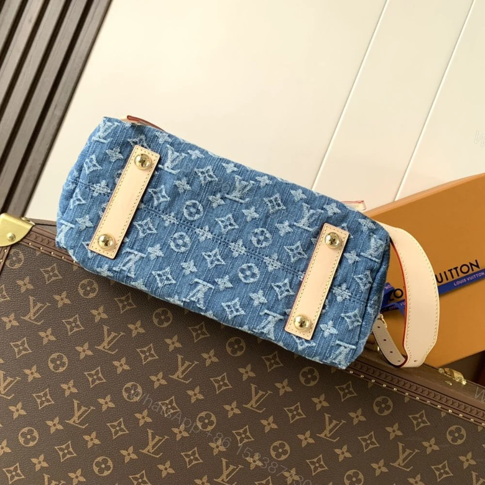 View 10 of Louis Vuitton Carryall Cargo PM Blue Denim 33Cm