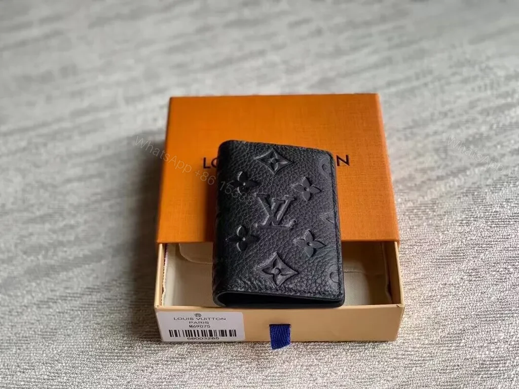 View 2 of Chic LV Monogram Leather Wallet: Slim, Durable, Elegant