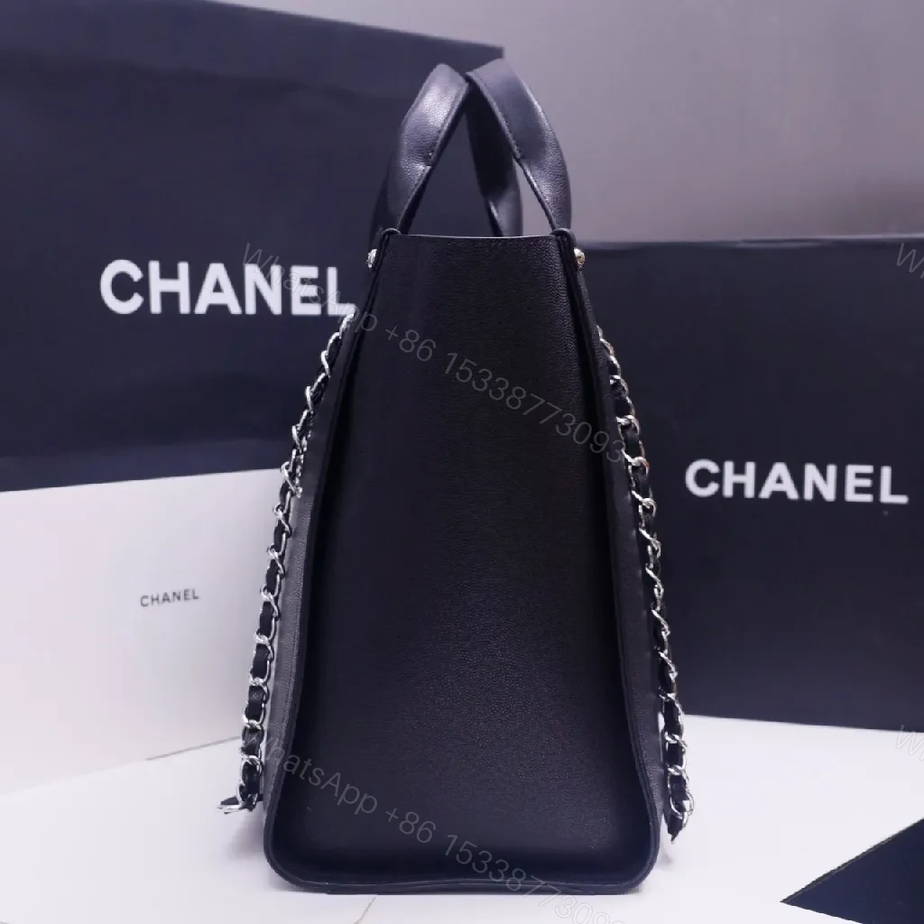 View 3 of Embellished Tote Bag: Leatherette, Bold Couture, Everyday Luxury