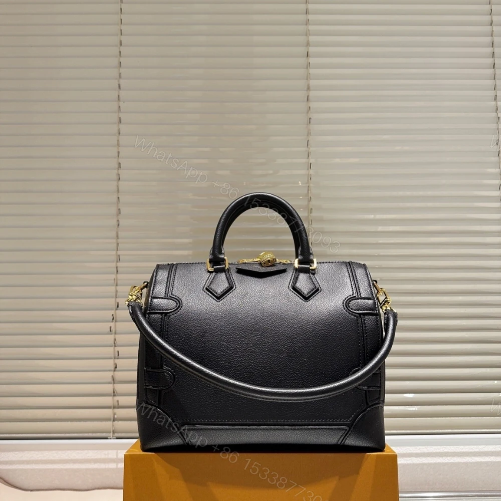 View 2 of Louis Vuitton Speedy 25 Silhouette Bag Black 27Cm