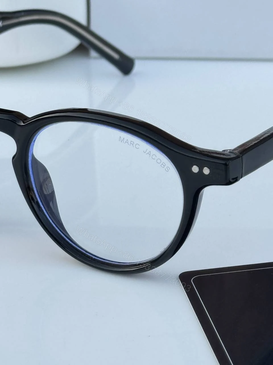 View 5 of First Copy Marc Jacobs 1103 Black Plano Designer Sunglasses