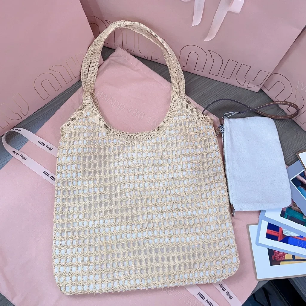 View 4 of Breathable Net Tote with Subtle Logo Detail Tote